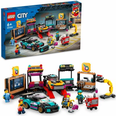 LEGO® City 60389 Tuningová autodílna – Zboží Mobilmania