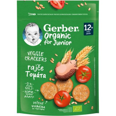 GERBER Organic krekry s rajčaty 100 g – Zboží Dáma