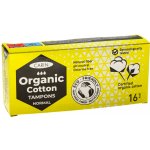 Carin Organic Cotton Normal organické tampony z přírodní bavlny 16 ks – Zboží Dáma