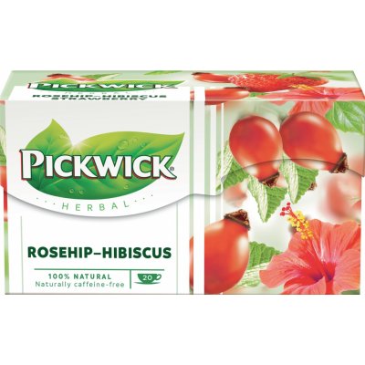 Pickwick šípek a ibišek Čaj bylinný 20 x 2,5 g – Zboží Mobilmania