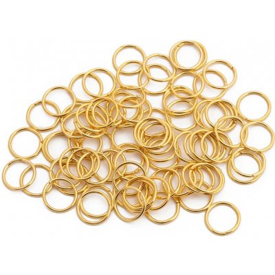 Kroužky 100ks zlaté (12mm) – Zboží Dáma