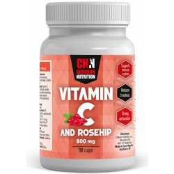 Chevron Nutrition Vitamin C & Rosehip 800 mg 60 kapslí