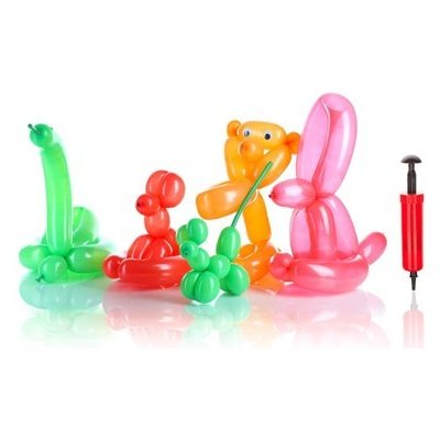 BANQUET Balonky modelovací s pumpou 30 cm – Zboží Dáma