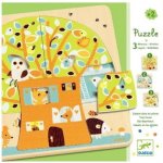 Djeco třívrstvé puzzle Obyvatelé stromu – Sleviste.cz