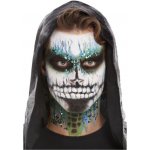 Smiffys Halloween Make-up set Kostlivec modro-zelený s glitry – Zboží Dáma