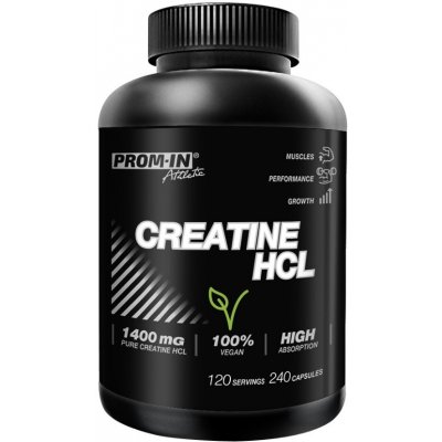 Prom-IN Creatine Athletic HCL Vegan 1400 240 kapslí – Zboží Mobilmania