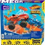 MEGA BLOKS Mega Construx Hot Wheels Monster Trucks srážka s Tiger Shark – Zboží Dáma