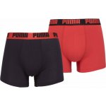 Puma Everyday Basic Boxer 2 Pack M 93832026 orange/black – Zboží Dáma