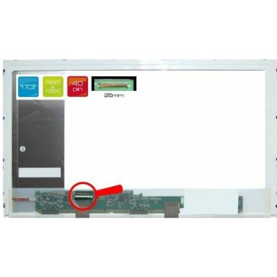 LCD displej display MSI GL73 8RC Serie 17.3" 1920x1080 WUXGA Full HD LED 30pin (eDP) matný povrch – Zboží Živě