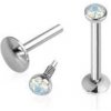 Piercing Šperky4U piercing do brady labreta opalit bílý LB01102-1208WH