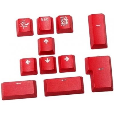 Ducky PBT Double-Shot Keycap Set červené 11 ks DKSA11-USPDRNWO1 – Zboží Mobilmania