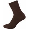 Knitva Slabé 100% bavlněné ponožky Černá