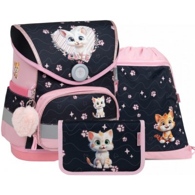 Belmil Compact Cute Kitten – ergonomický 3dílný set pro holky – Zboží Mobilmania