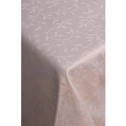KONSIMO Béžový ubrus FRIDO se vzorem 140x220 cm