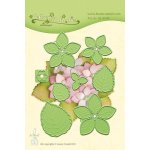 Vyřezávací kovová a embosovací šablona Leabilities Hortensie 8 ks – Zboží Mobilmania