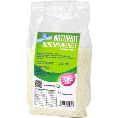 Naturbit Bezlepkové bramborové vločky 250 g – Zboží Mobilmania