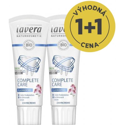 Lavera Zubní pasta Complete Care bez fluóru 75 ml od 129 Kč - Heureka.cz