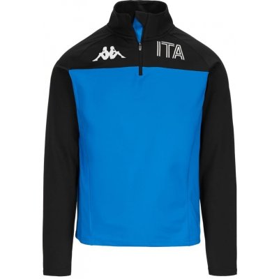 Kappa 6CENTO 687BK ITA mikina modrá briliant/tm.modrá – Zboží Dáma