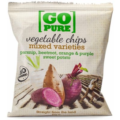 Go Pure Zeleninové chipsy Bio 40 g – Hledejceny.cz