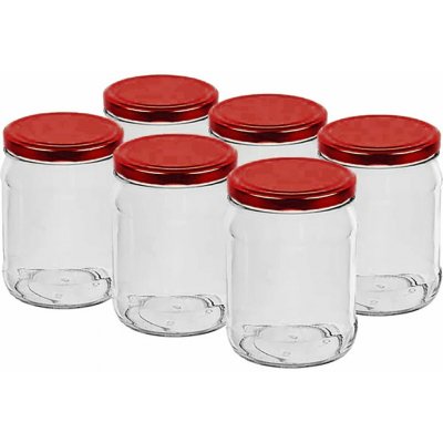 Browin 11252 zavařovací sklenice s víčkem Twist 6ks x 500ml – Sleviste.cz