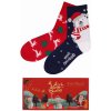 Duo pack II Vánoční ponožky 2984MC vícebarevná