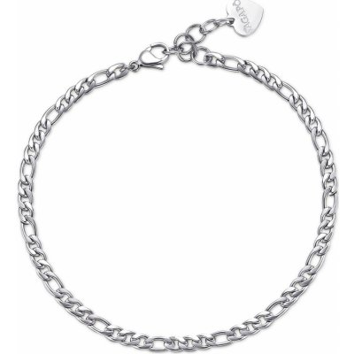 S`Agapõ Nadčasový ocelový řetízkový náramek na kotník chunky SHK17 – Zboží Mobilmania