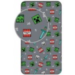 Jerry Fabrics Prostěradlo Minecraft We Got This 90x200x25 – Zboží Dáma