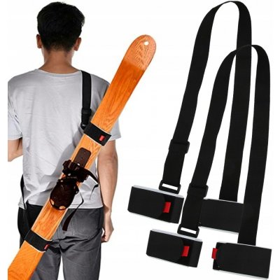2 KS POPRUH PRO PŘENÁŠENÍ LYŽÍ PÁSEK NA SUCHÝ ZIP LYŽE HŮLKY – Hledejceny.cz
