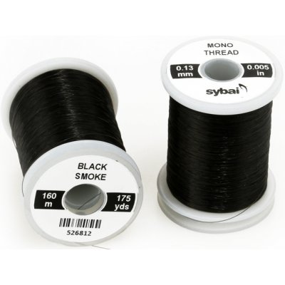 Sybai Nit Mono Thread Black Smoke Délka: 160m, Průměr: 0,13mm – Zboží Dáma