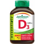 Jamieson Vitamín D3 1000 IU 240 tablet – Hledejceny.cz