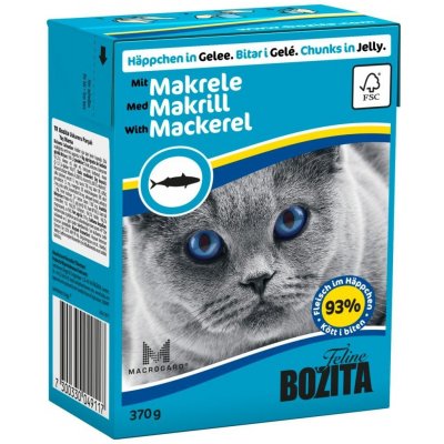 Bozita Cat kousky jelly makrela 370 g – Zboží Mobilmania