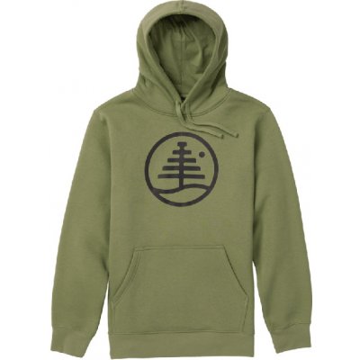 Burton FAILY TREE PULLOVER HOODIE FOREST MOSS