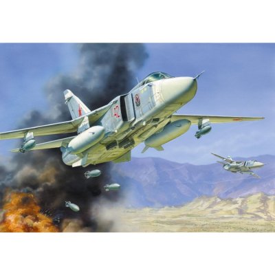 Zvezda Model Kit letadlo 7267Front bomber Su 24M Fencer D 1:72