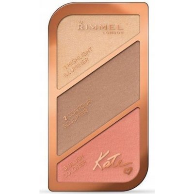 Rimmel London Kate konturovací paletka 18,5 g 002 Coral Glow – Zboží Dáma