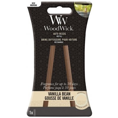 WoodWick Náhradní vonné tyčinky do auta Vanilla Bean (Auto Reeds Refill)