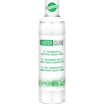 Waterglide 2in1 massage gel & Lubricant Aloe Vera 300 ml – Hledejceny.cz