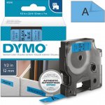 Dymo 45016 černý tisk/modrý podklad, 7m, 12mm – Sleviste.cz