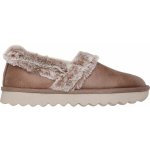Skechers COZY UP dámské zateplené pantofle hnědá – Sleviste.cz