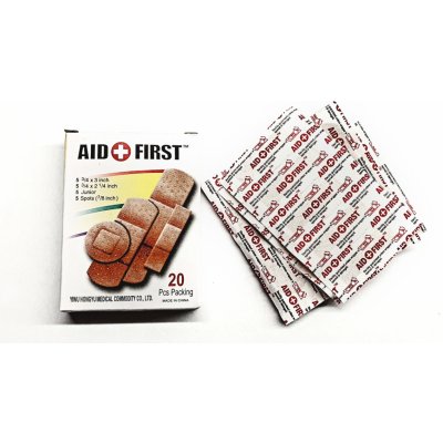 Náplast AID PLUS 20 ks mix velikostí – Zboží Dáma