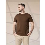Cityzenwear AGEN pánské tričko kávově hnědé hnědá – Zboží Mobilmania