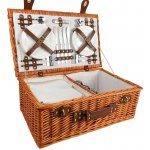 HOME ELEMENTS Piknikový koš pro 4 osoby 6394 rustikální – Zboží Dáma