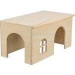 Trixie Dřevěný domek s rovnou střechou pro morčata 28 x 16 x 18 cm – Hledejceny.cz