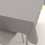 Biante Dekorační obdélníkový ubrus Rongo RG-101 Světle šedý 80x120 cm – Sleviste.cz