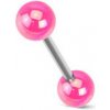 Piercing Steel Edge piercing v jazyku 1103 Pink