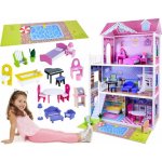 Jokomisiada VELKÝ dřevěný domeček pro nábytek BARBIE ZA2122 – Hledejceny.cz