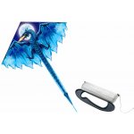 LEAN Toys 16697 Létací drak s dlouhým ocasem 170 x 130 cm modrý – Zboží Dáma