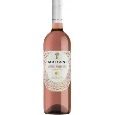 JSC Telavi Wine Cellar Gruzie Marani ROSE ALAZANI VALLEY polosladké víno 2025 12,5 % 0,75 l (holá láhev) – Hledejceny.cz