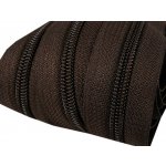 Nekonečný zip spirálový 5 mm - hnědý čokoládový – Hledejceny.cz