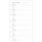 Filofax Plánování jídla náplň osobních diářů A6 – Zboží Dáma