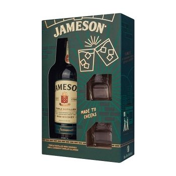 Jameson 40% 0,7 l (dárkové balení 2 sklenice)